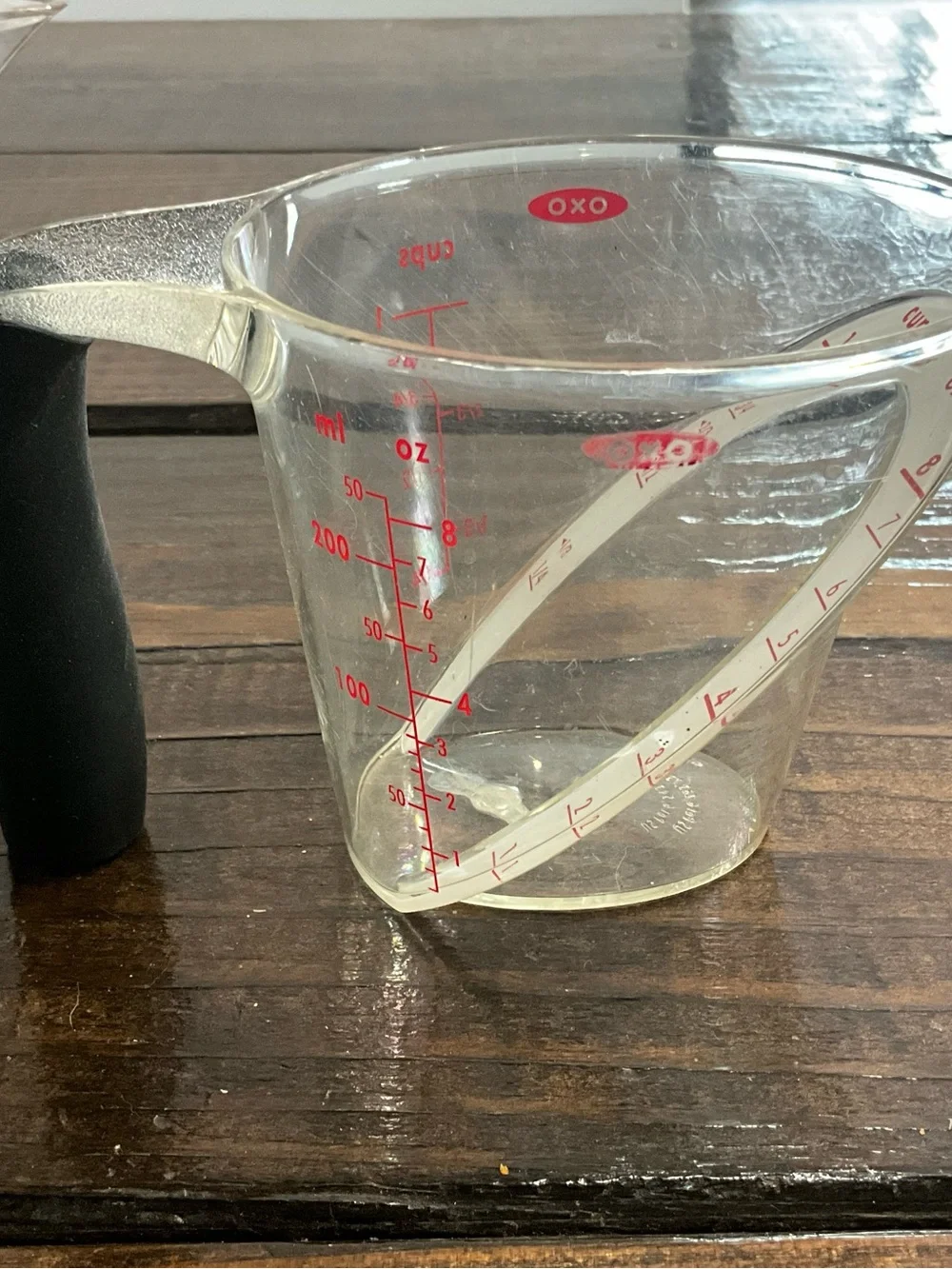 Oxo Good Grips Angled Handle Measuring Cups Set Black Handles 1,2, and 4 cups